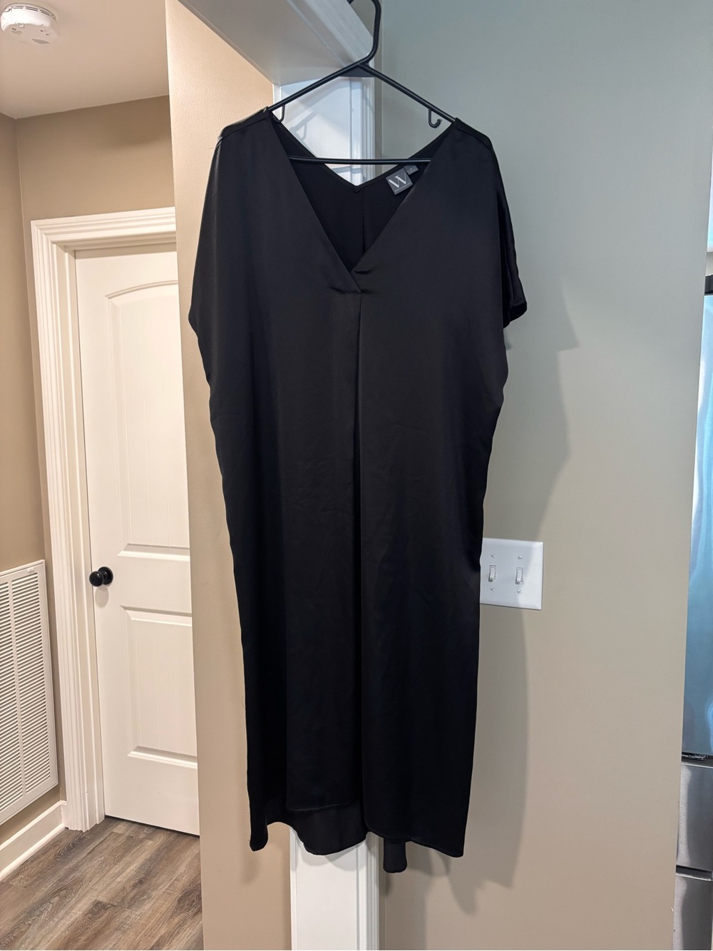 Worthington Black V-Neck Shift Dress